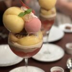 【大阪】「カカオティエゴカン」で桃を丸ごと使ったパフェを体験しました