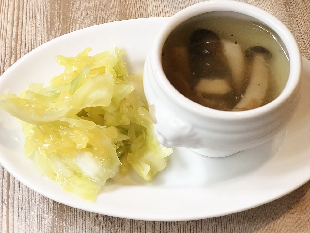 カタネカフェのランチ スープ