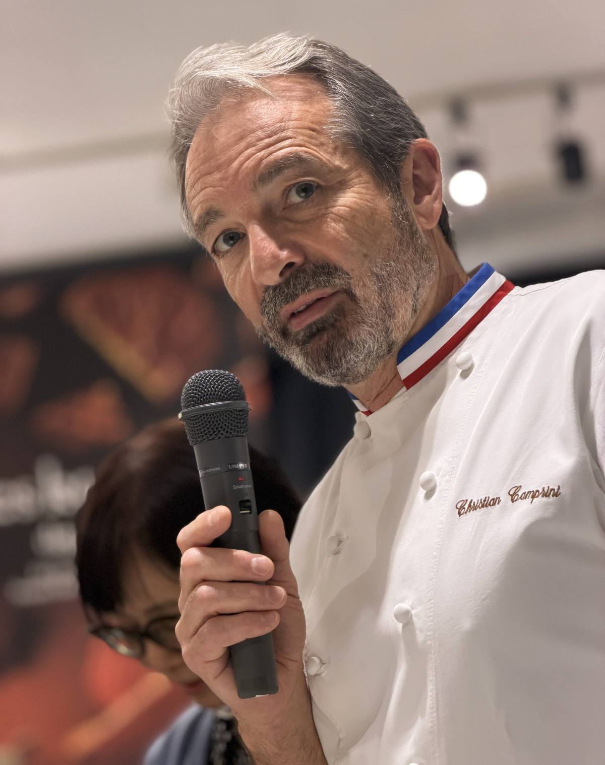 クリスチャンカンプリニ サロンデュショコラセミナー。京都伊勢丹にて