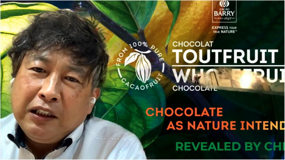 ホールフルーツチョコレートの可能性について語るエスコヤマ