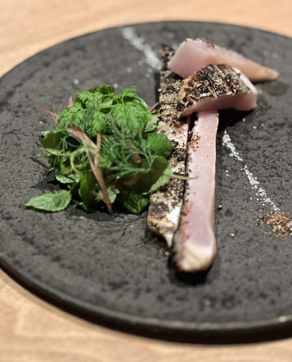 かんぱちの藁焼き