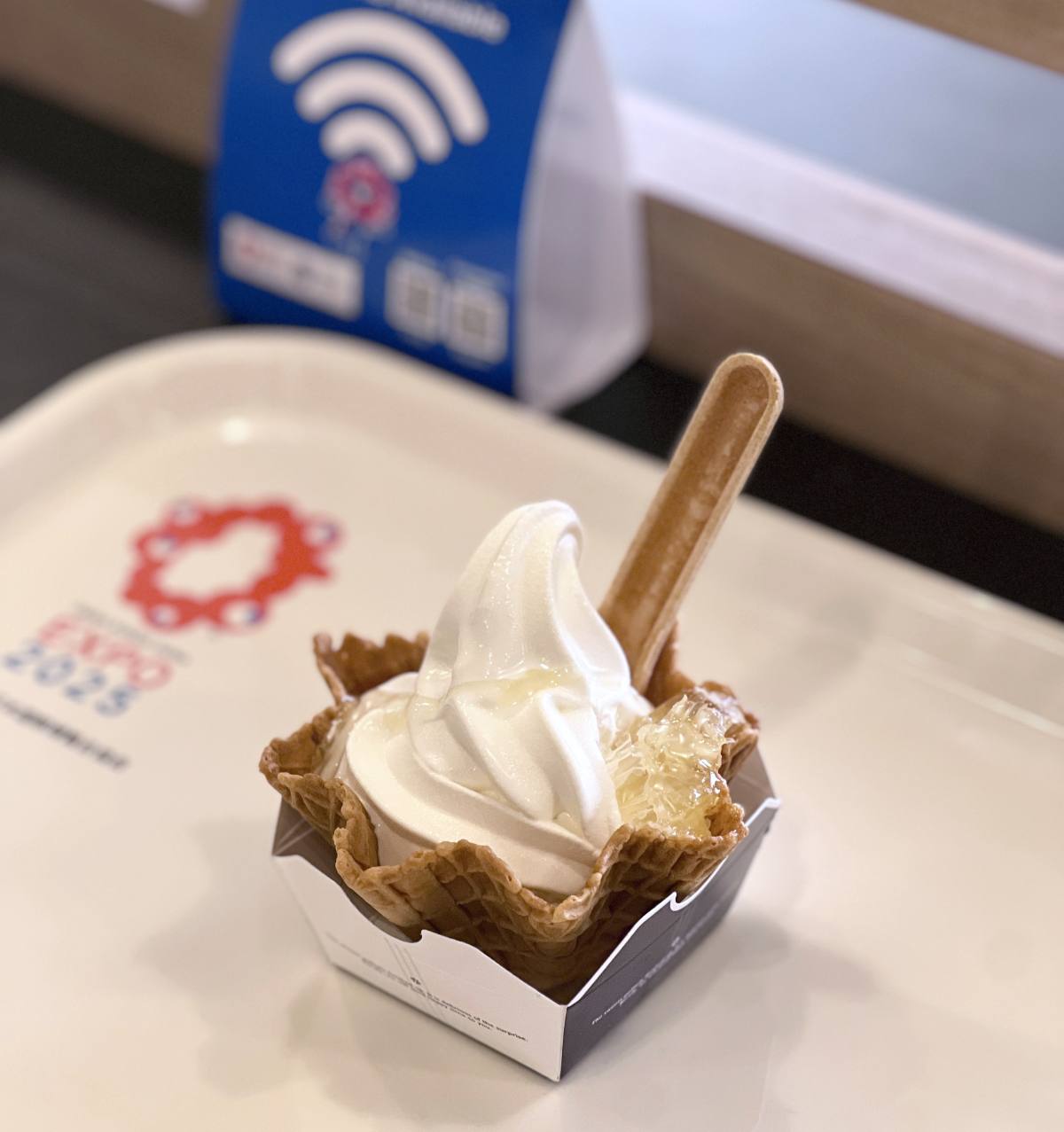 巣蜜ソフトクリーム