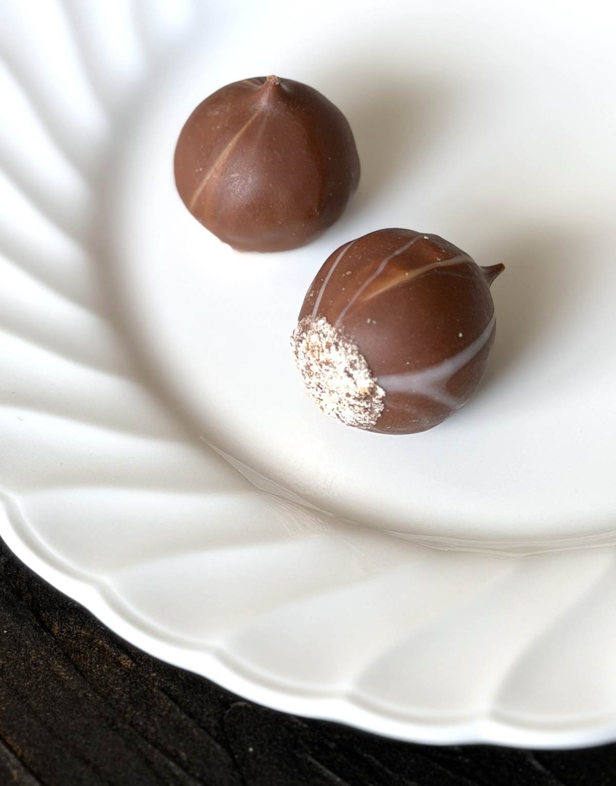 ・ヘーゼルナッツ型…ヘーゼルナッツジャンドゥーヤ×バニラキャラメル(ミルク)