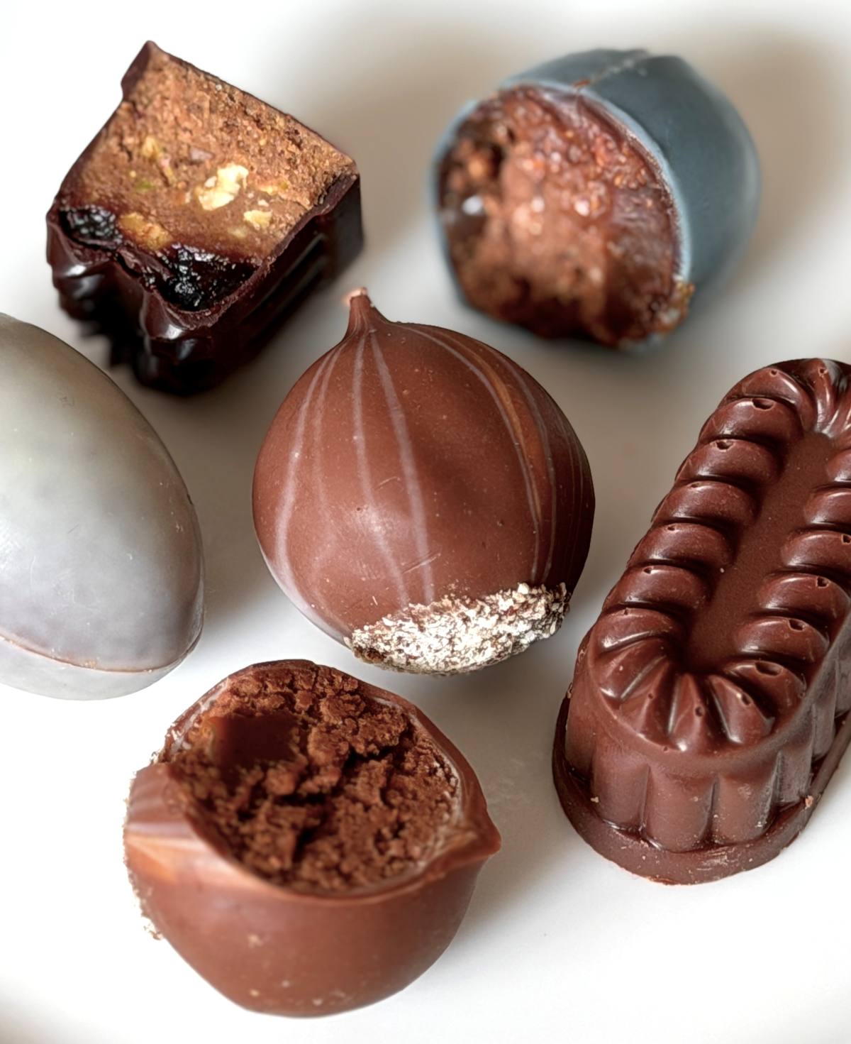 プランクールのボンボンショコラ 断面